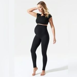 BLANQI Maternity Everyday Belly Support Leggins Small